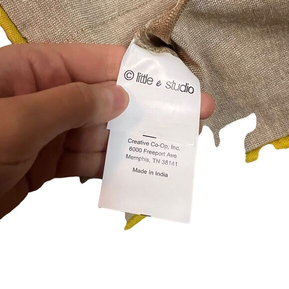 NWT! Creative Co-op 100% cotton Duck pillow case - Picture 4 of 5